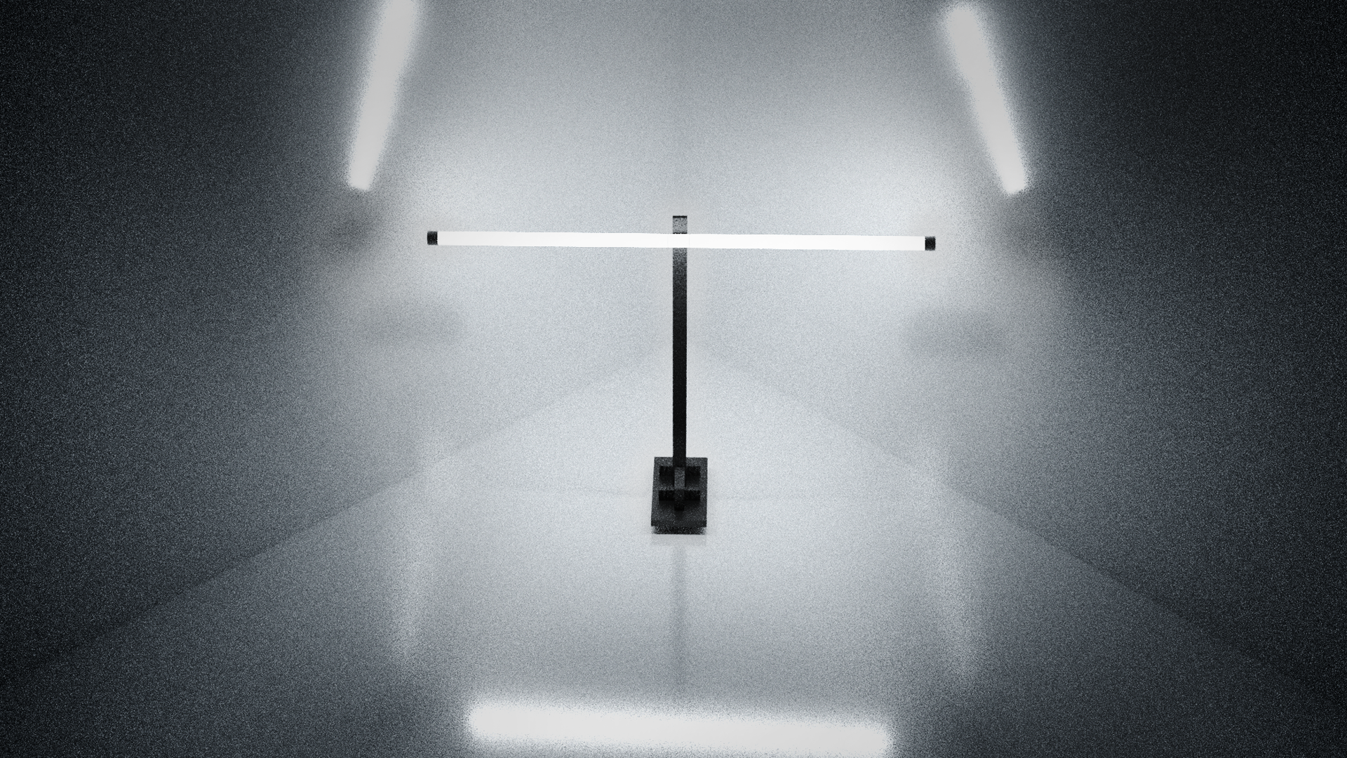 Simulação 3D da obra, feita no Blender