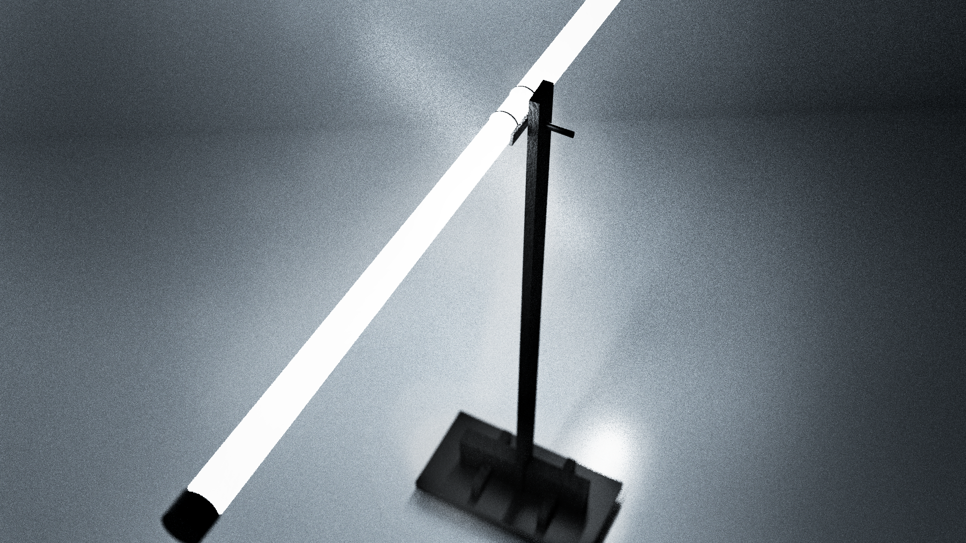 Simulação 3D da obra, feita no Blender